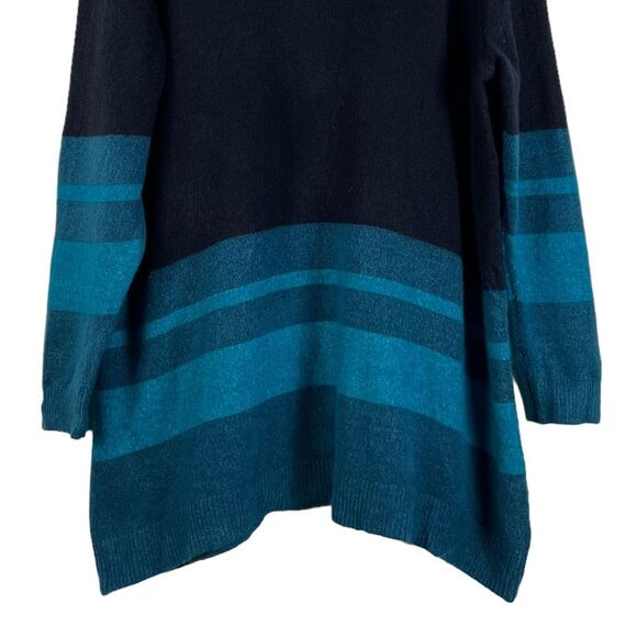Lane Bryant Colorblock Stripe Cowl Neck Long Sleeve Knit Sweater Size 18/20 NEW - Picture 3 of 9